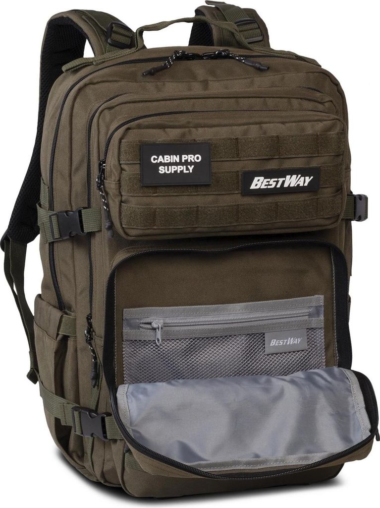 BestWay Cabin Pro Supply Reiserucksack: Olivgruen Produktbild 