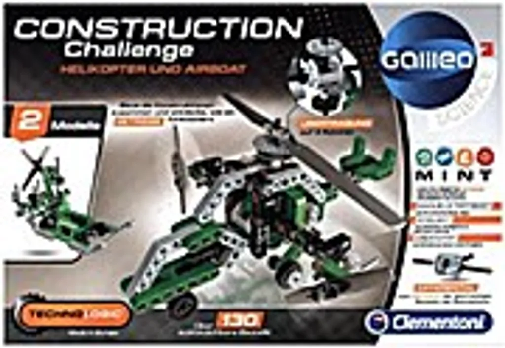Jeu de construction hélicoptère et bateau à propulsion air comprimé - 4