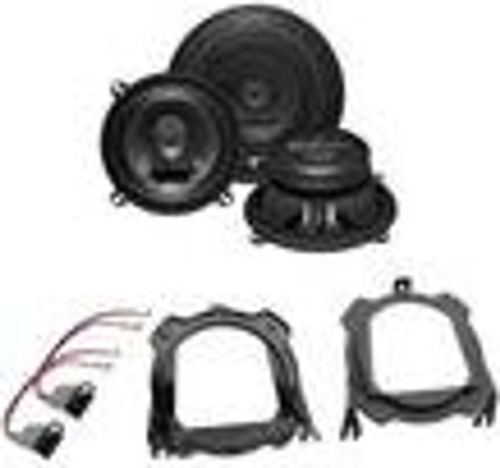 Hifonics VX-52 Lautsprecher Einbauset für Corsa C B Tigra seitliche Heckablage