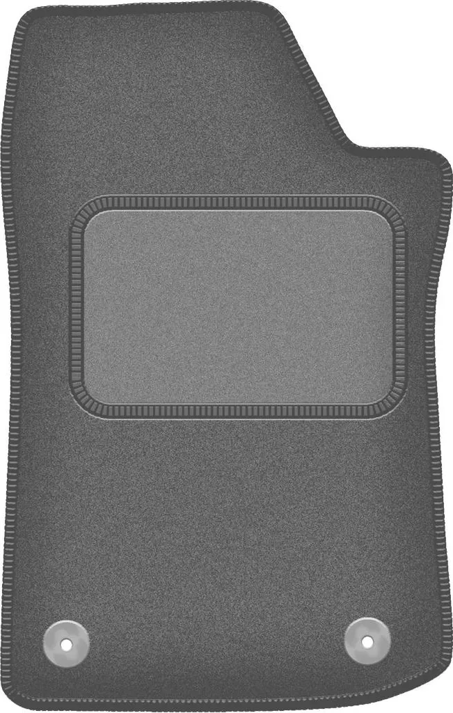 Tappetino conducente in velluto grafite compatibile con Jeep Gladiator (2019-, 0) – con fissaggi – su misura