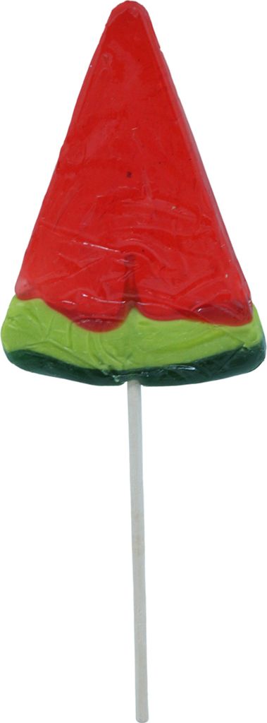 Holland Foodz Lutscher als Wassermelonenstück in rot grün fruchtig 70g