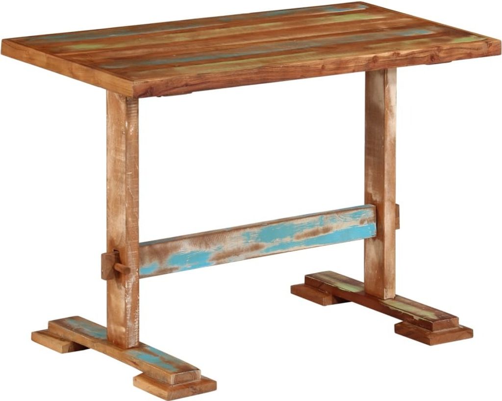 Esstisch 110x55x78 cm Altholz Massiv