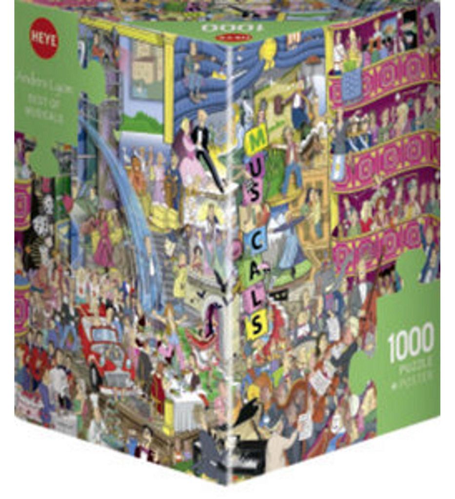 Heye Puzzle Best of Musicals, 1000 Teile, 1000 Stück(e), Produktbild 