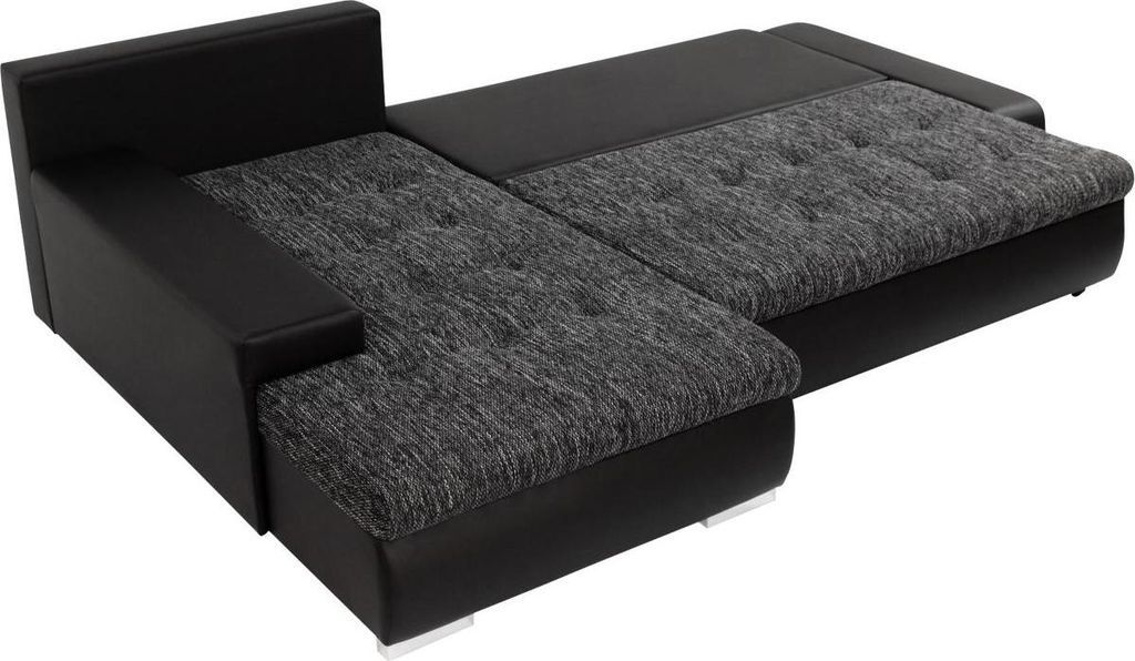 MIRJAN24 Ecksofa Orkan Mini, Elegante Polsterecke, Schlaffunktion und Bettkasten, Eckcouch vom Hersteller, L-Form Sofa, Beste Qualität (Farbe: Ric...