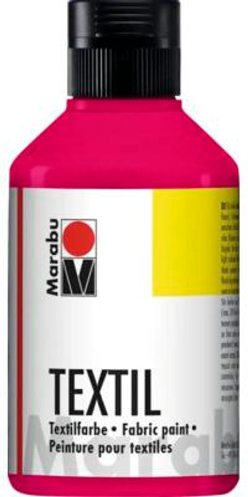 Marabu Textilfarbe kirschrot 031 250 ml Produktbild 