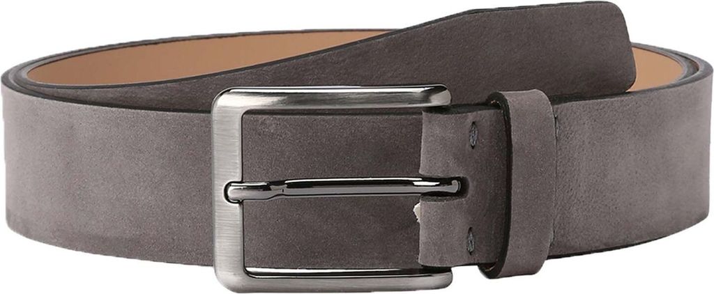 LLOYD Gürtel Leather Belt W90 Stone Grey grau