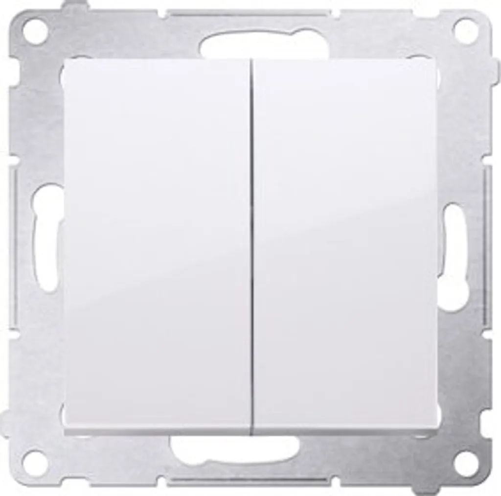 Module Connecteur Double 10Ax 250V Blanc DW7/2.01/X Raccord Rapide