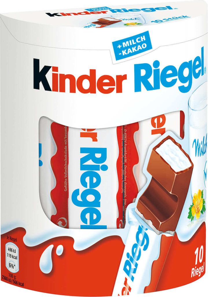 Krabička KinderRiegel - 10 tyčiniek po 21 g Obrázok produktu 12