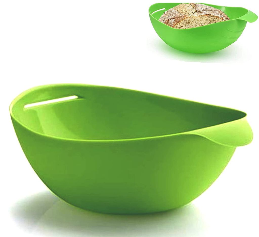 FaXal Silikon Brotbackform Oval - 3-in-1 Universalschüssel Bis 220°C