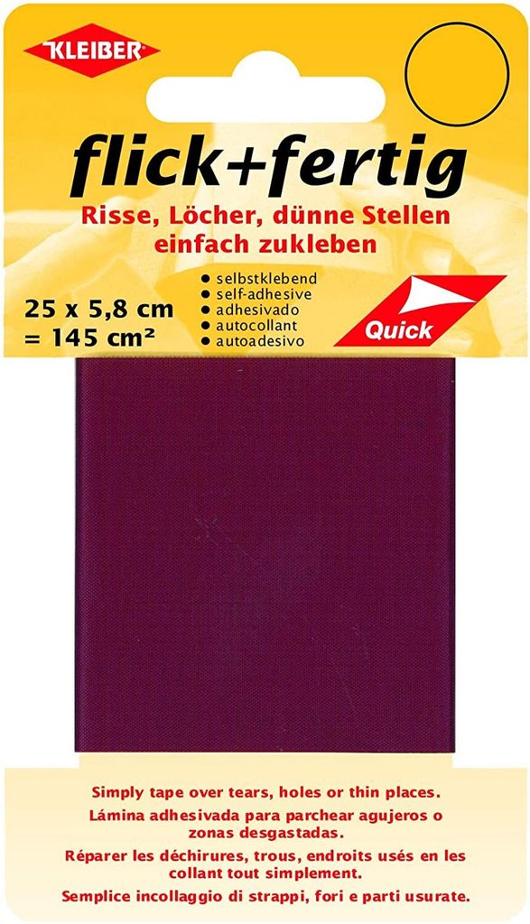 KLEIBER Reparatur-Set Flick + Fertig dunkelrot Produktbild 