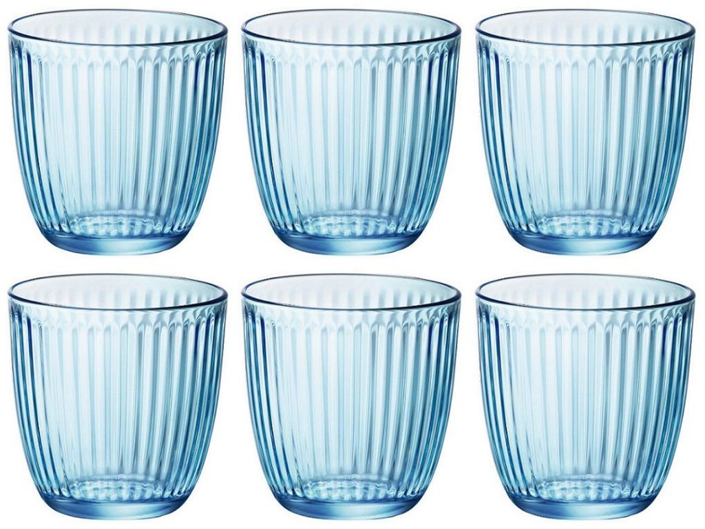 Bormioli Rocco Water Glasses Line Blue 290 ml - 6 sztuk Zdjęcie produktu 