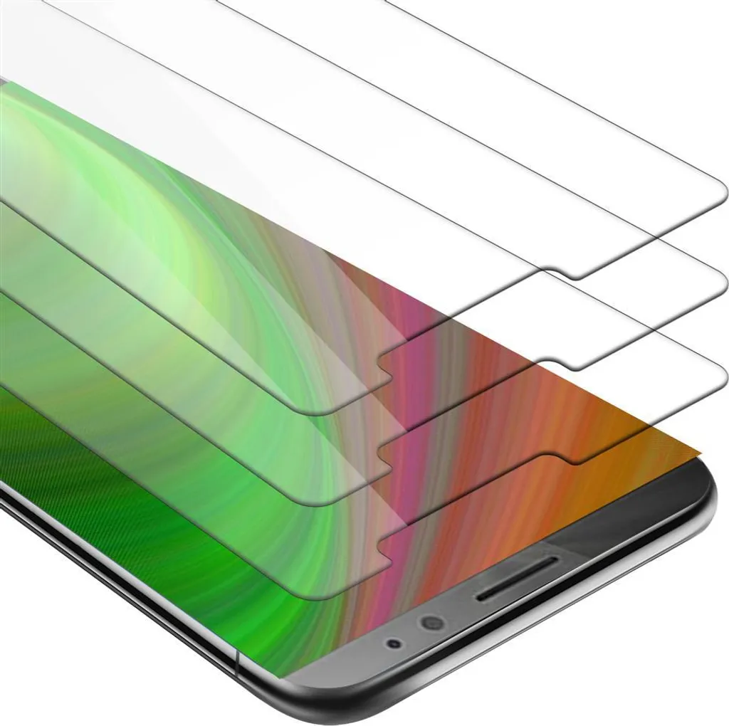 Set 3x Protezione Schermo Huawei Mate 8 Cadorabo Vetro Armato