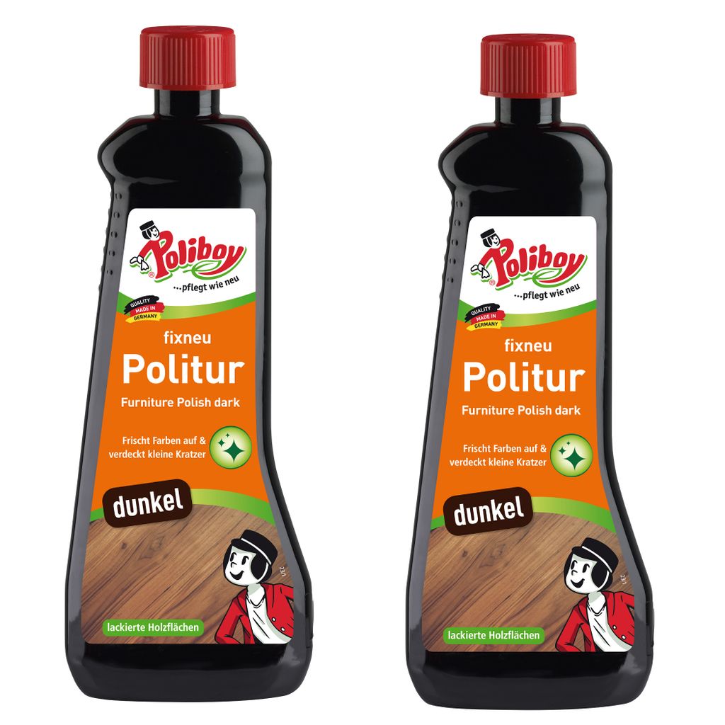 Poliboy Fixneu Möbelpolitur für dunkle Oberflächen 2 x Produktbild 