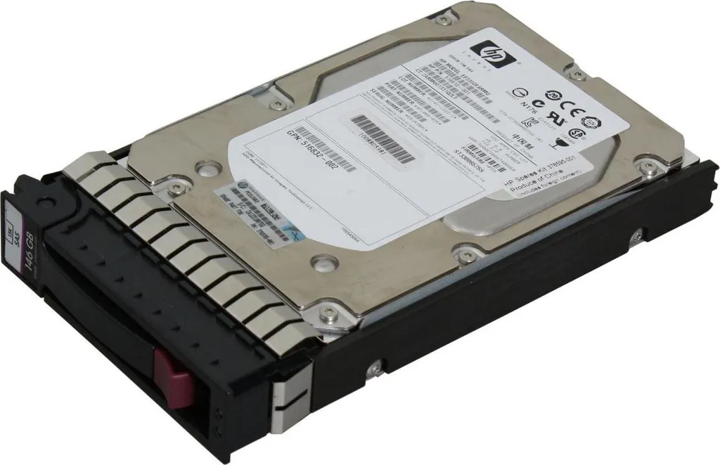 HPE 146GB 15K SAS 3.5 Disque Dur LFF Haute Performance 15000 RPM 3G