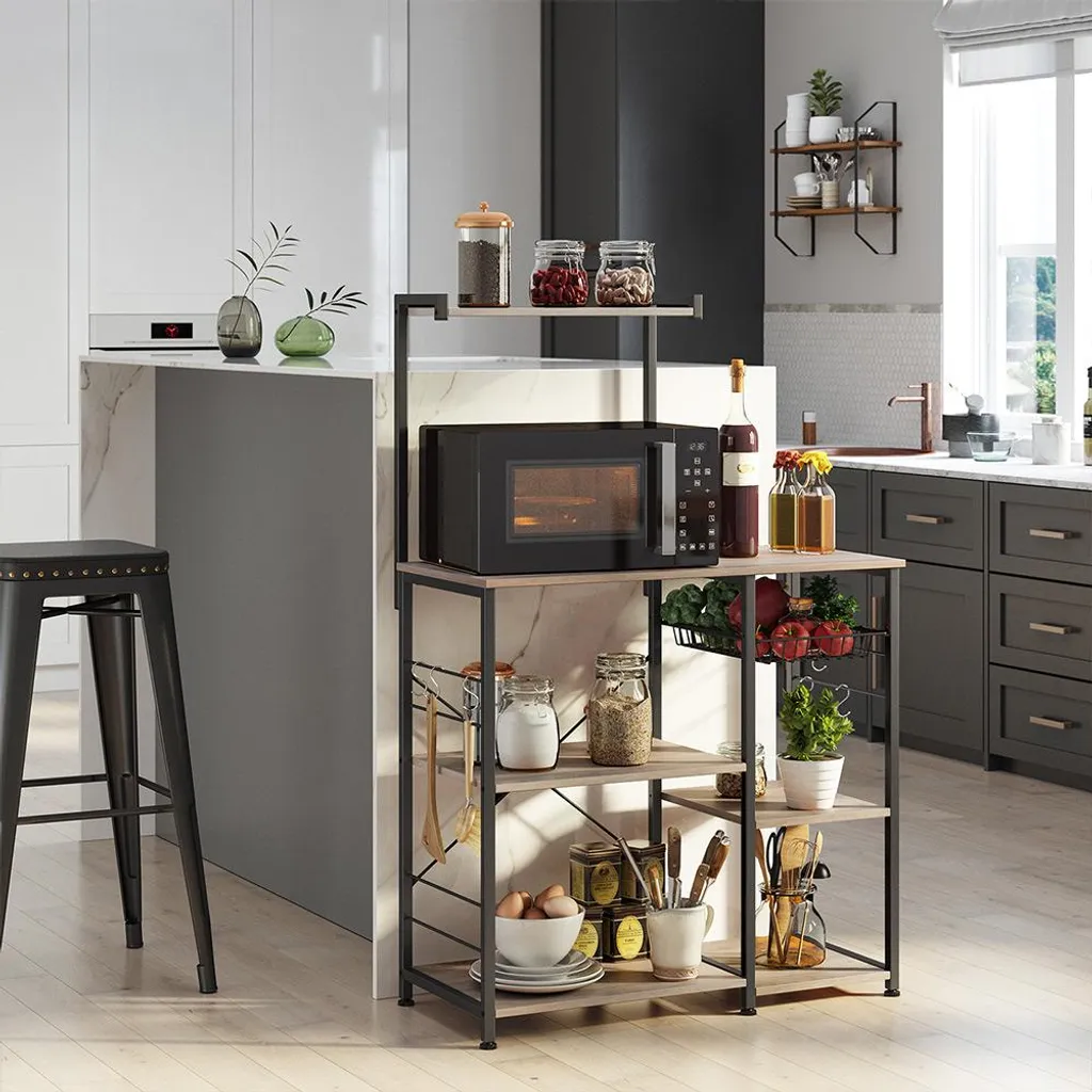 Étagère de cuisine pour optimiser l'espace de rangement style industriel - 3