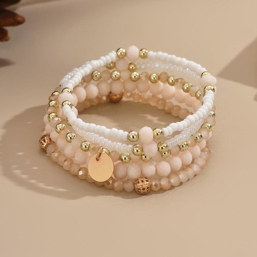 5-teiliges Boho-Armband-Set Damen – Leicht & Elegant, Produktbild 