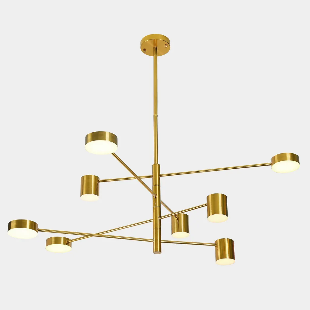 Lampe suspendue Remdal PND-16374-8-COP-3K Italux en cuivre design chic