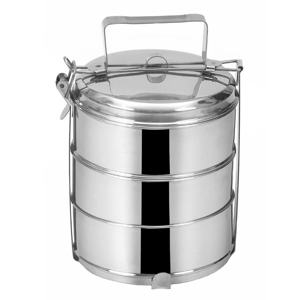 Orion | Lebensmittelbehälter - Edelstahl - 3-stufig - 3x1 l Produktbild 