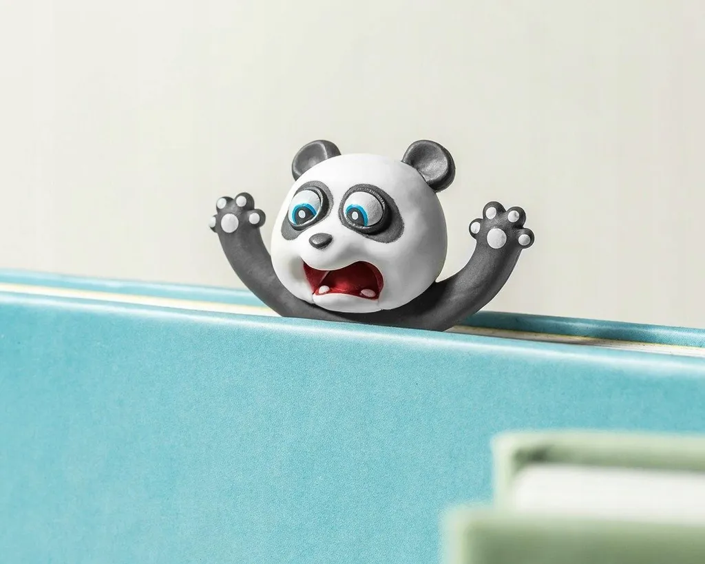 Marque-page Panda Master 3D - Idée Cadeau Originale pour Lecteurs