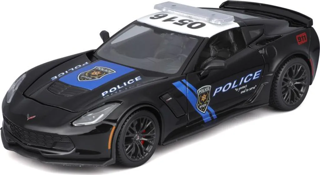 Miniature Corvette Z06 2015 Maisto 1:24 - Finition Premium Anti-Rayure
