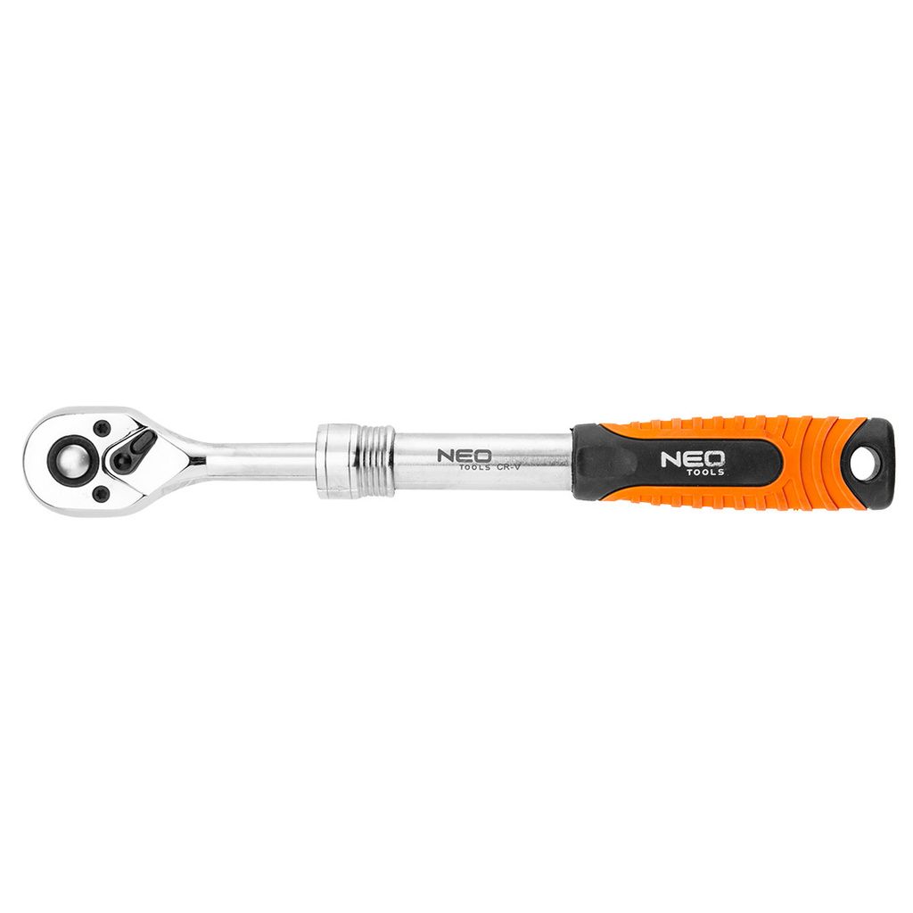 NEO TOOLS Umschaltknarre 08-515 Chrom-Vanadium-Stahl Produktbild 