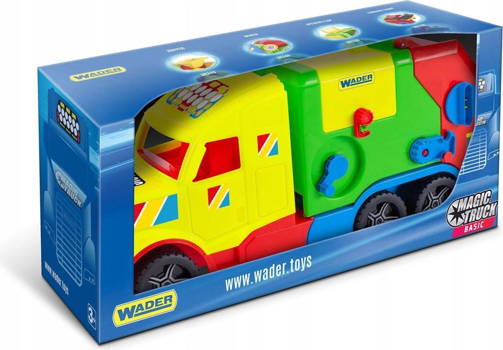 WADER MagicTruck Basic Müllwagen (Forts.) 36331 63311