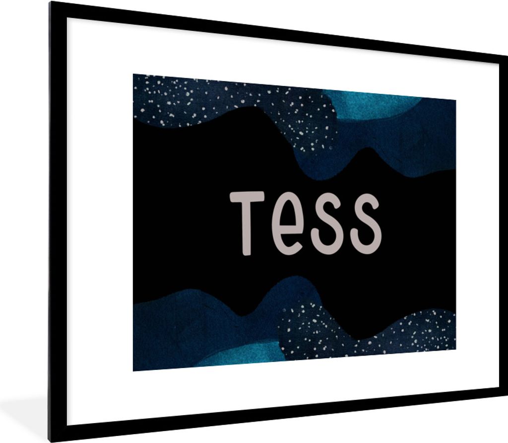 MuchoWow® Gerahmtes Poster Tess - Pastell - Mädchen 80x60 Produktbild 