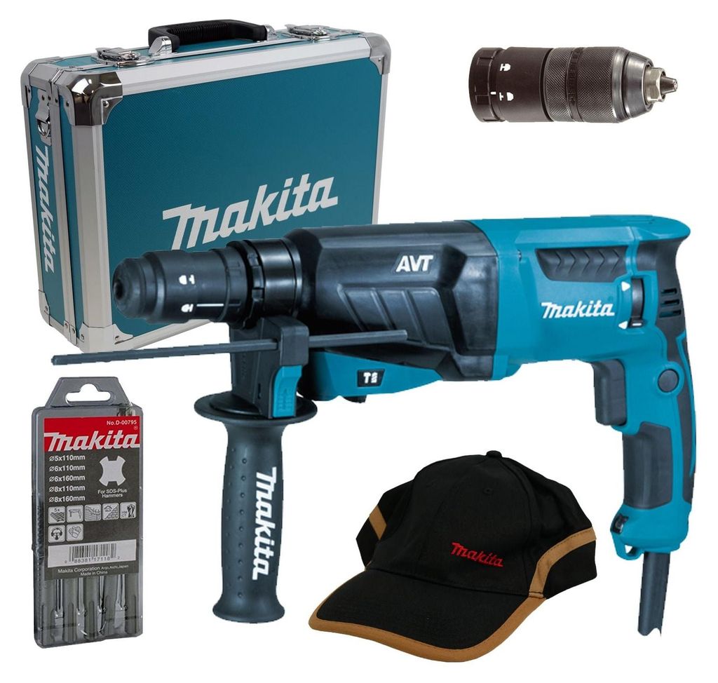 Makita HR2631FT13 marteau combiné 800 W pour SDS-PLUS 26 mm Image du produit 