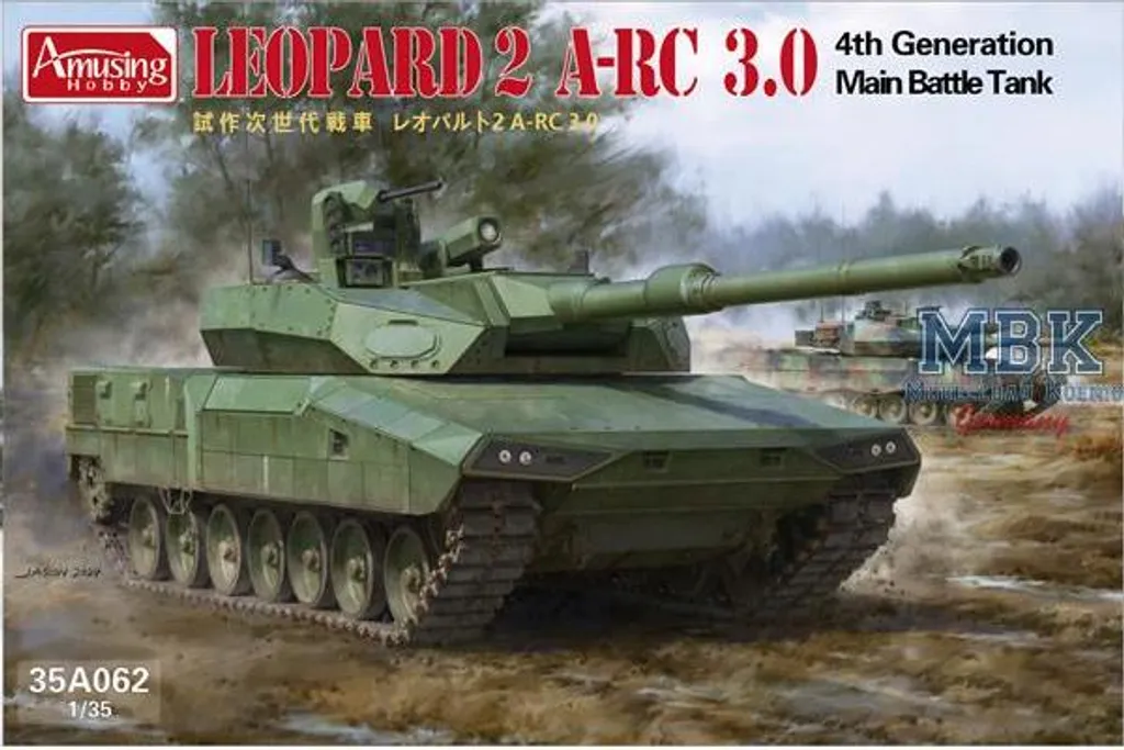 Char de combat télécommandé Leopard 2 A6 RC 3.0 AH35A062 Gris