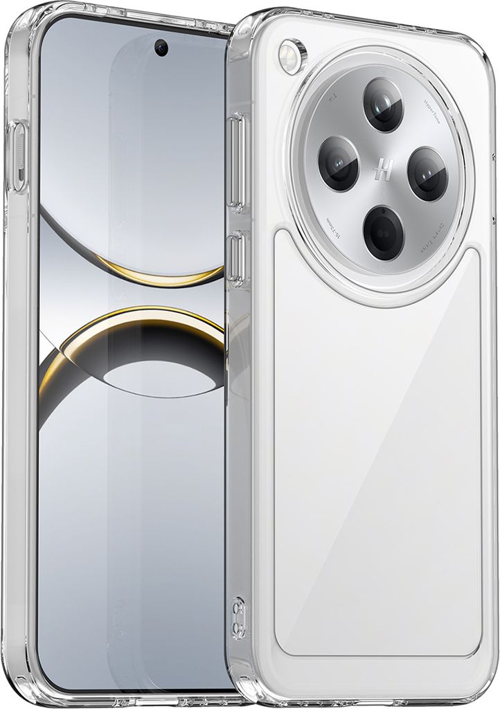 Schutzhülle für OPPO Find X8 Klar Rückseite Stoßfeste TPU Silikon Bumper Hülle Transparent