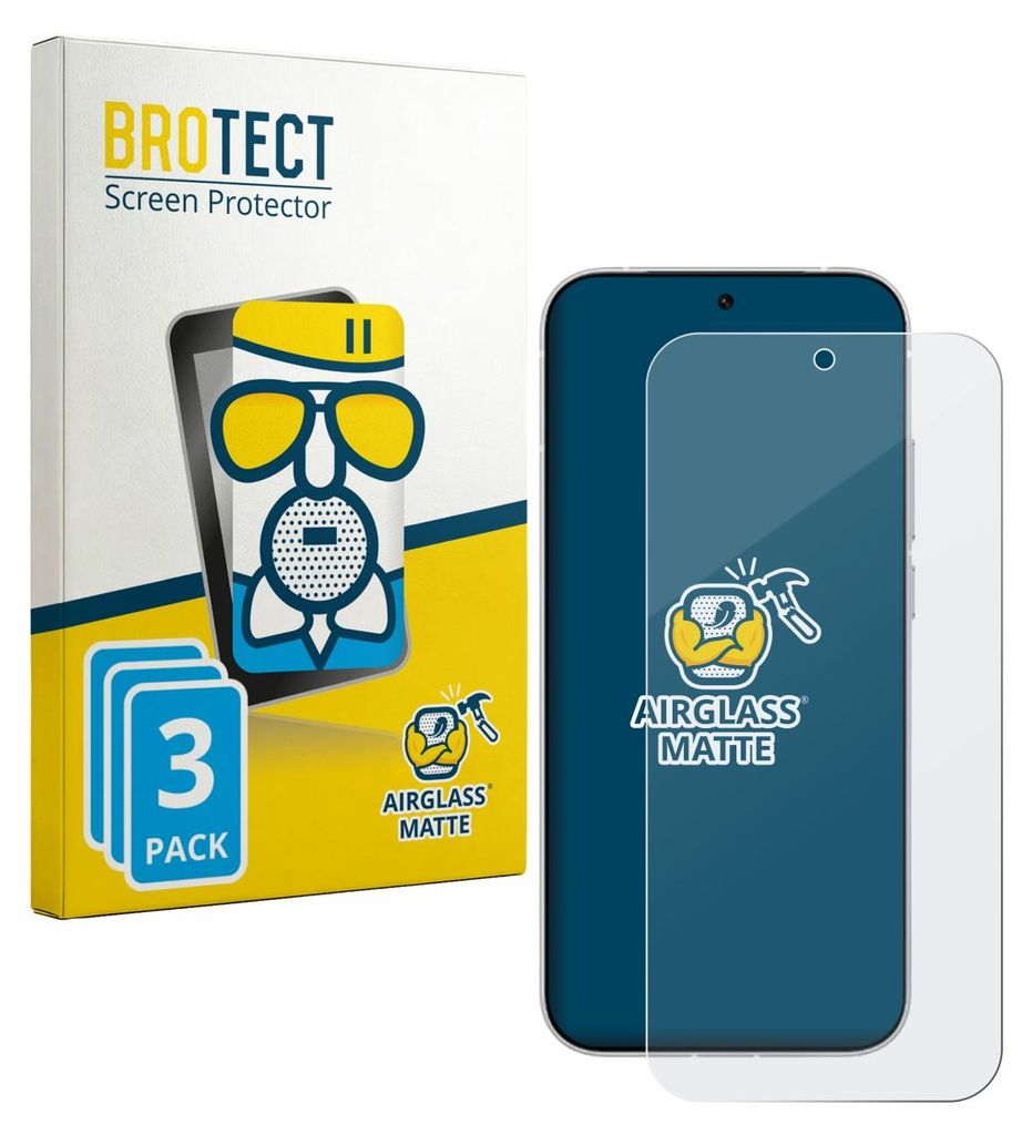 3x BROTECT Entspiegelungs Schutzglas für Vivo iQOO Z11 Turbo Schutzfolie Panzer Folie Glas Display Schutz matt