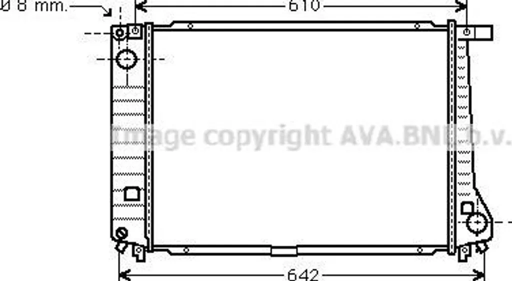 Évitez la Surchauffe : Radiateur AVA BW2179 pour BMW E36 OE 17112245510
