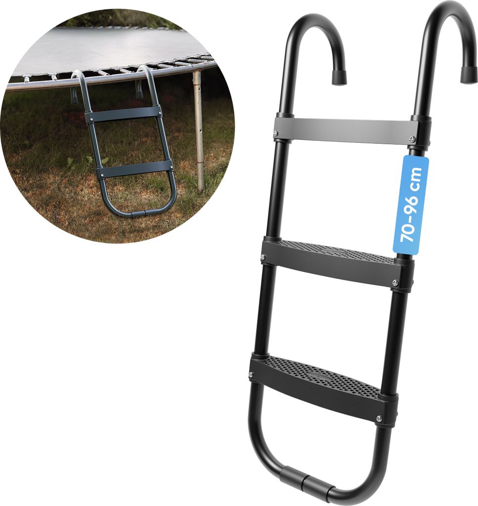 Björn&Schiller Leiter für Trampolin – Höhenverstellbare Produktbild 