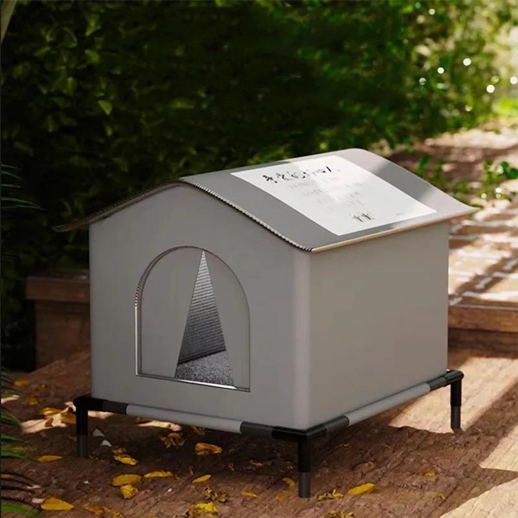 Katzenhaus Hundehaus Wasserdicht Winterfest Outdoor