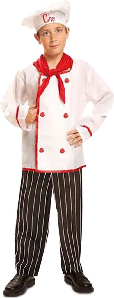 Costume de chef de maman pour enfants Beige 10-12 Years Image du produit 