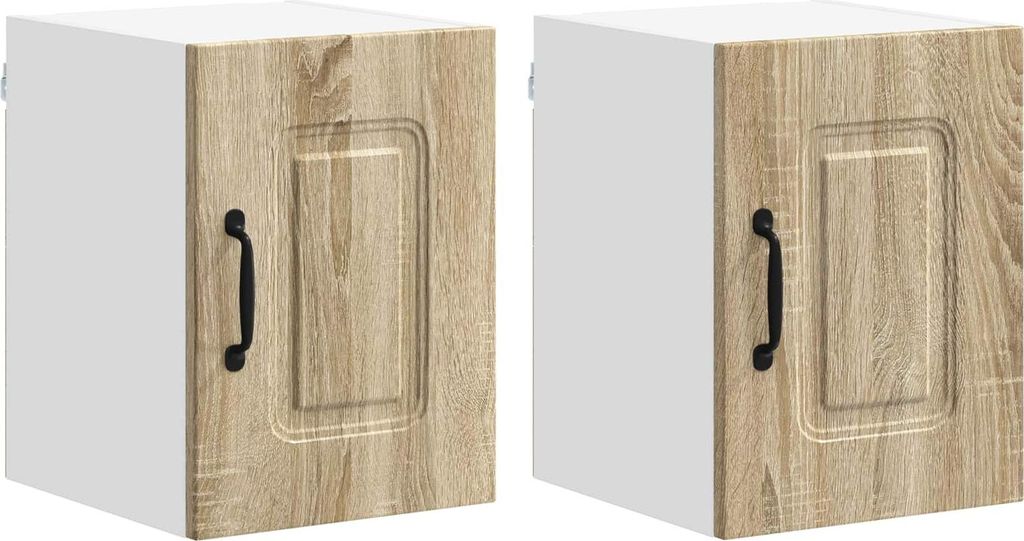 Geschirrspülerfront Kalmar 2 pcs Sonoma-Eiche 30 x 31 x 40 cm
