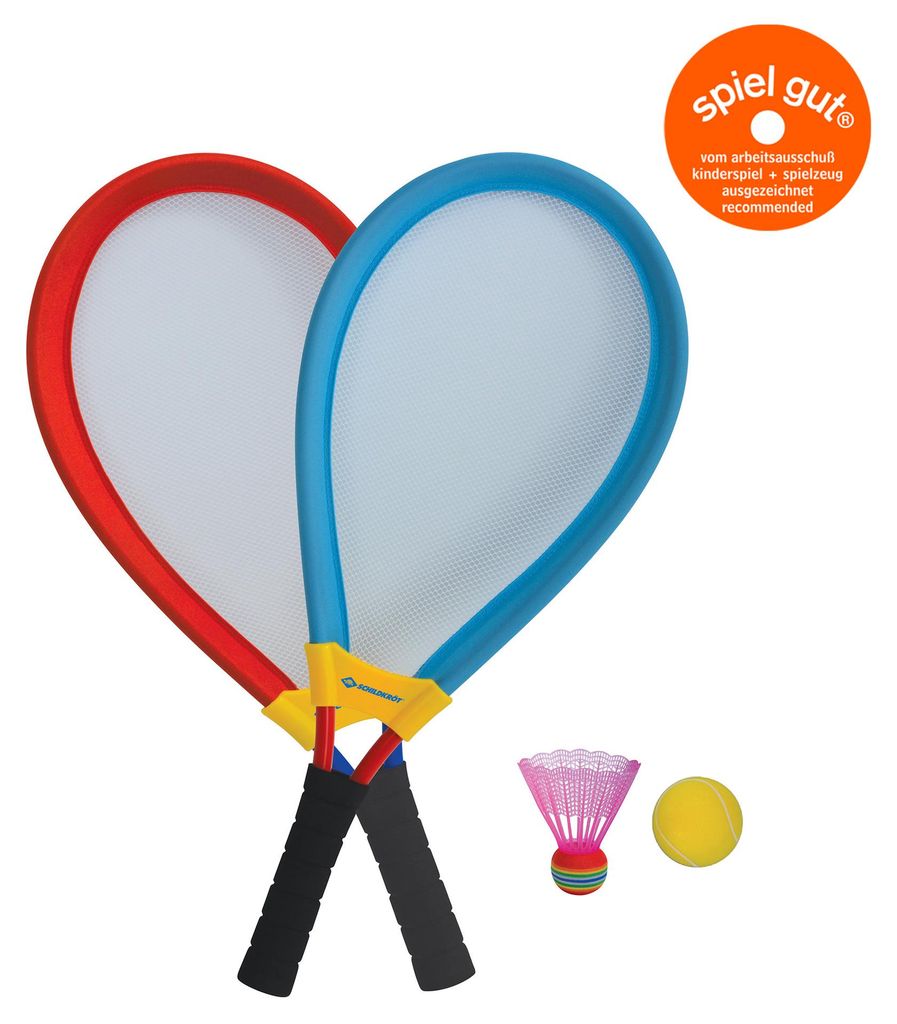 Schildkröt Riesenschläger-Set Kinderspiel Tennis Badminton Produktbild 