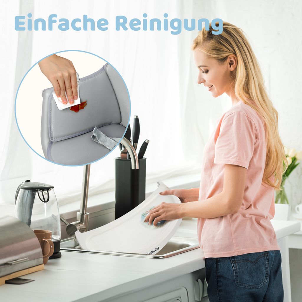 Ezebaby Hochstuhl Baby Sitzerhöhung Kinderstuhl 6-in-1 Produktbild 2