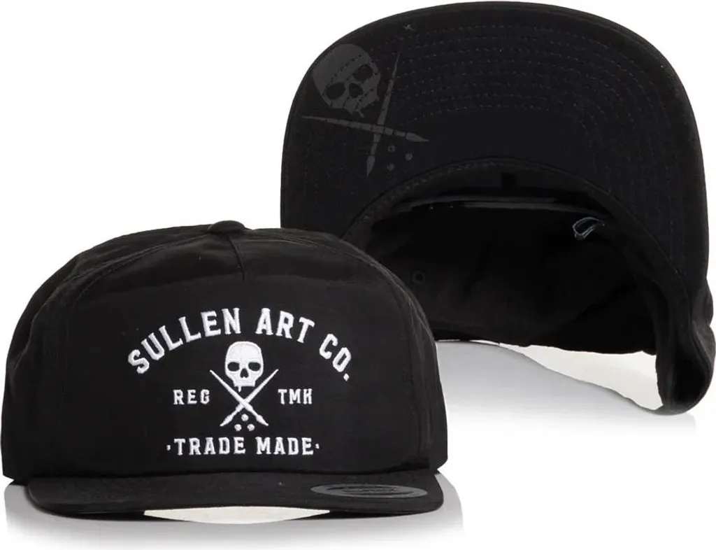 Sullen Clothing Snapback Cap Elemental 5 Panel Beanie Cap Skull Skull
