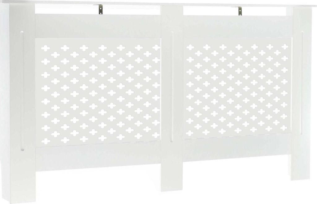 Osłona grzejnika Toboli biała 152 x 19 x 82 cm, osłona Zdjęcie produktu 