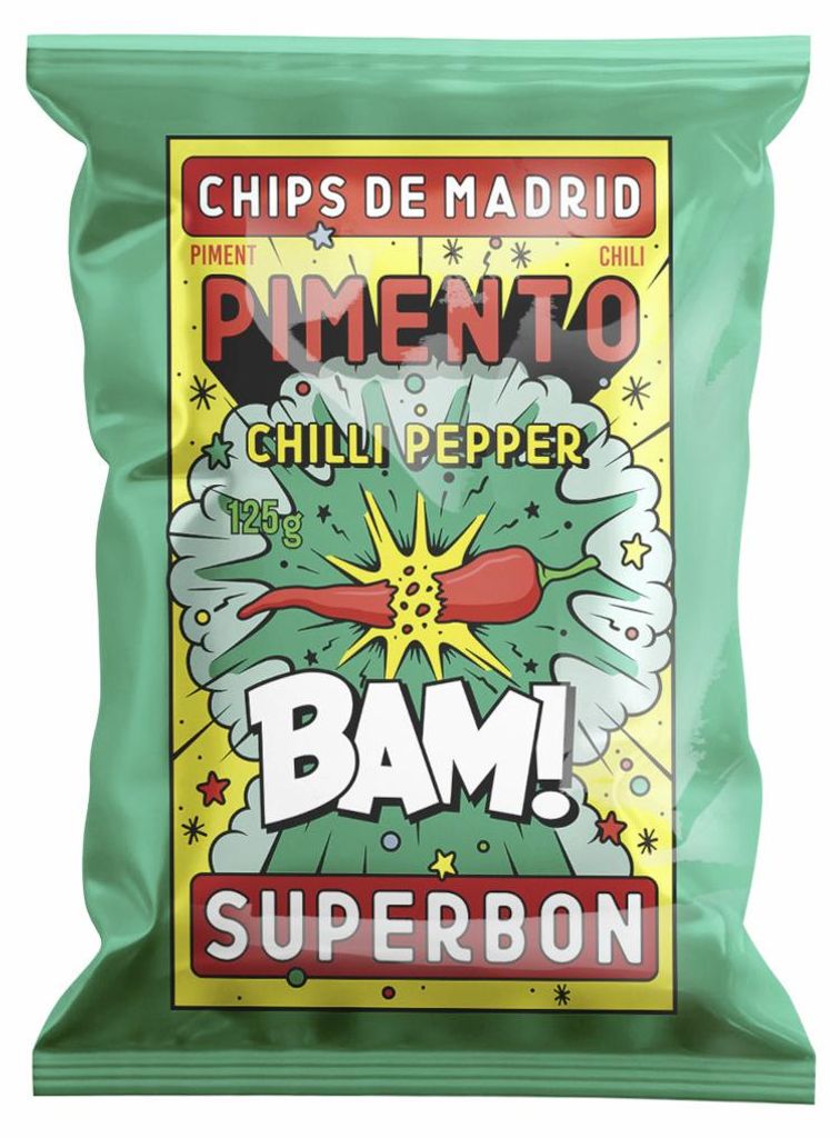 Chipsy Superbon Pimento Chilli – chipsy ziemniaczane z Zdjęcie produktu 