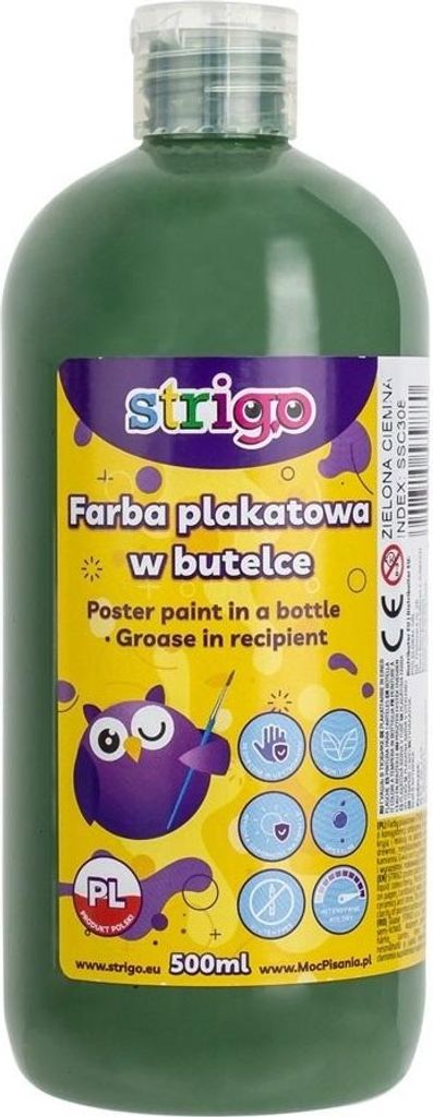 Strigo Plakatfarbe Grün 500 ml