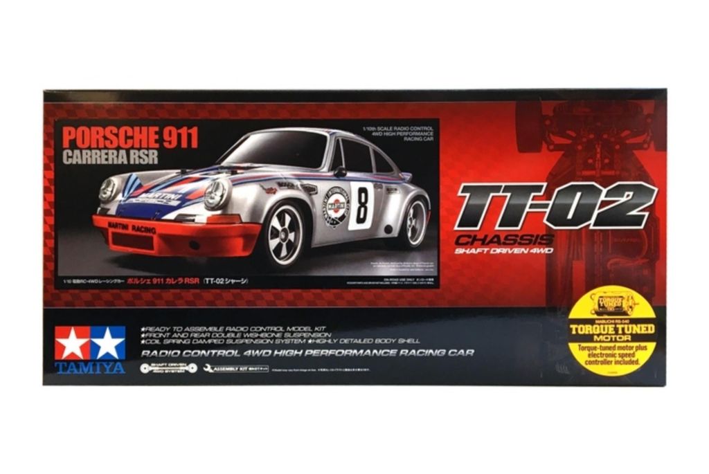TT-02 Porsche 911 Carrera RSR (RC 1/10) Tamiya 58571 Zdjęcie produktu 