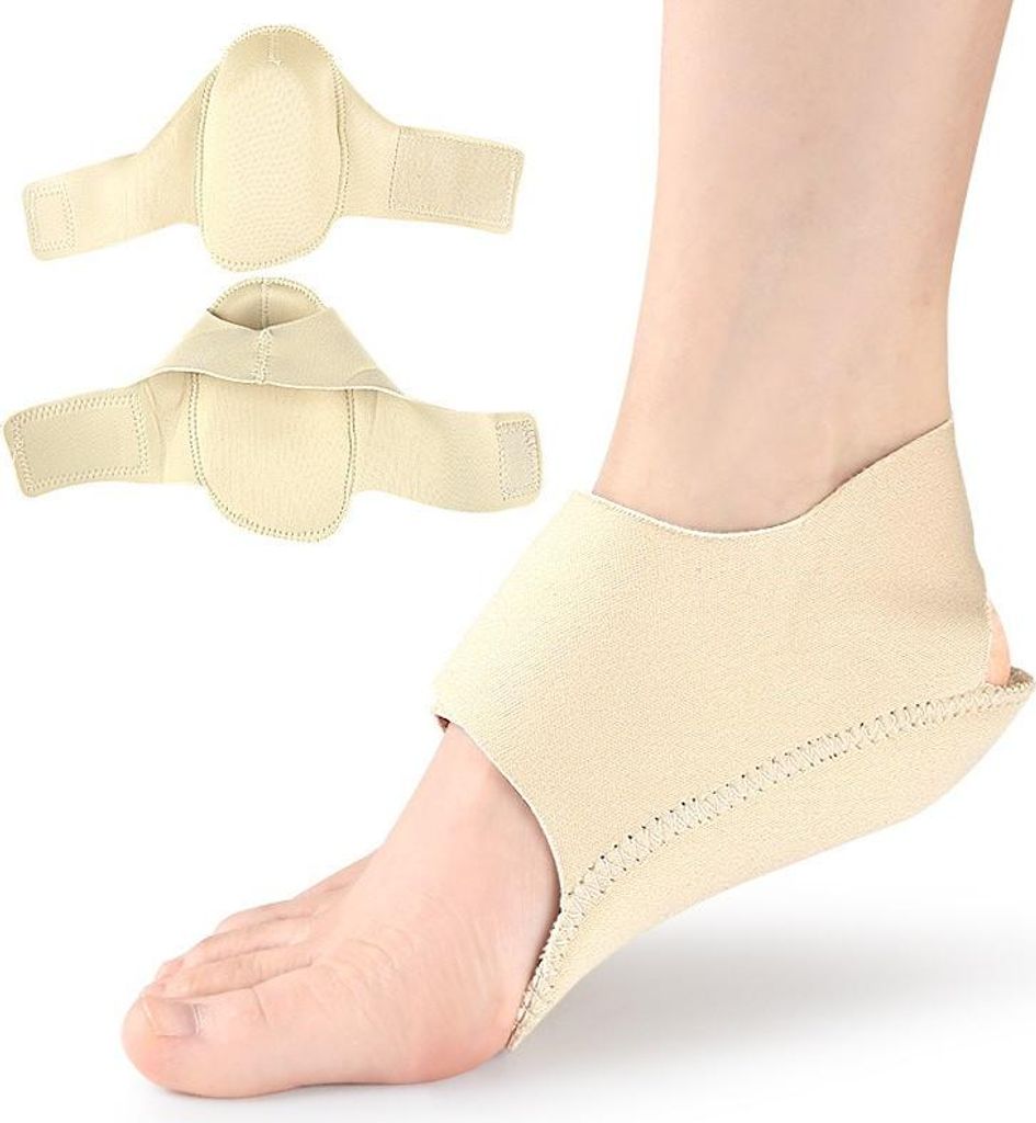 INF Fußgewölbe-Stütz-Fersenpolster zur Linderung von Plantarfasziitis S