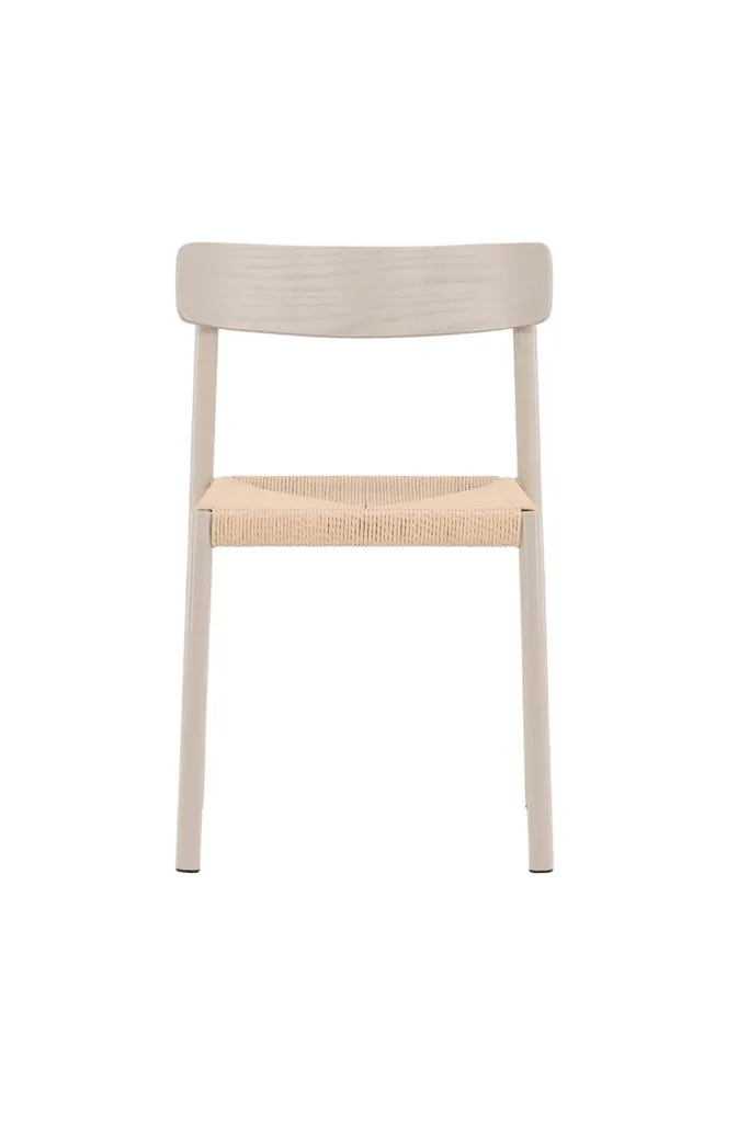 Chaise Malmön Beige Tressée : Alliez enfin Robustesse et Style Moderne