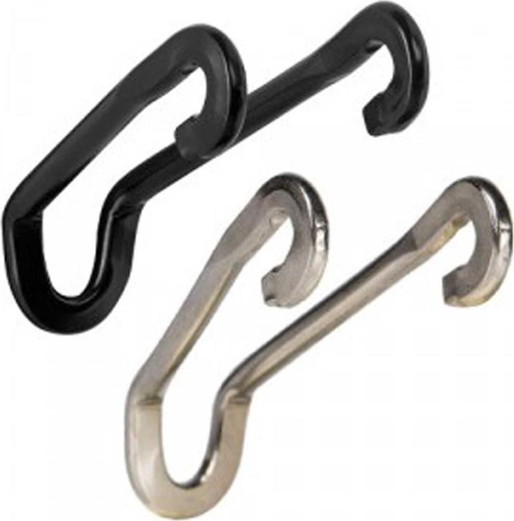 Herrmans Lampenhalter Federgabel, schwarz