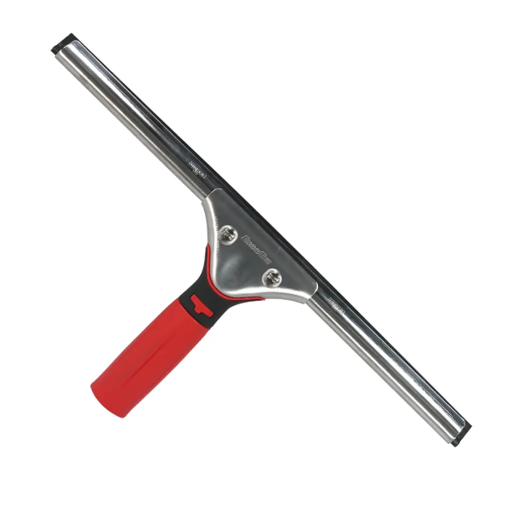 Unger ErgoTec Raclette 35cm Caoutchouc Soft Rouge - Confort de Travail