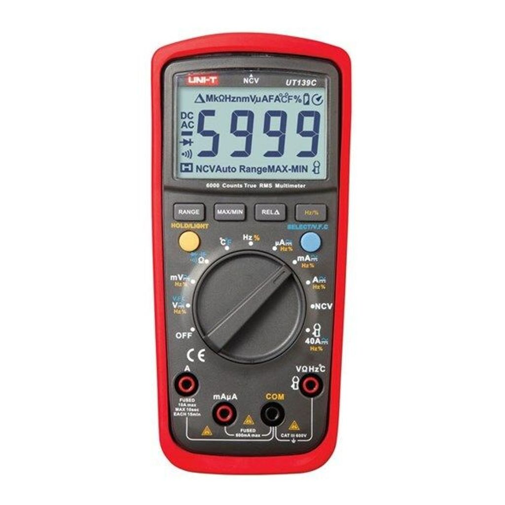 UNI-T, UT139C, Digitales True RMS Multimeter, mit Produktbild 