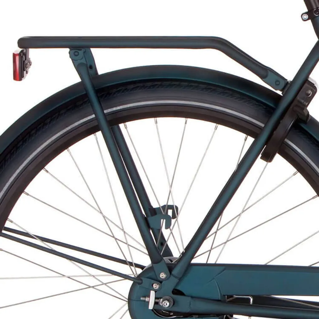Accessorio Bici Cortina U1: Portapacchi Blu Notte Verde Matt 57 cm