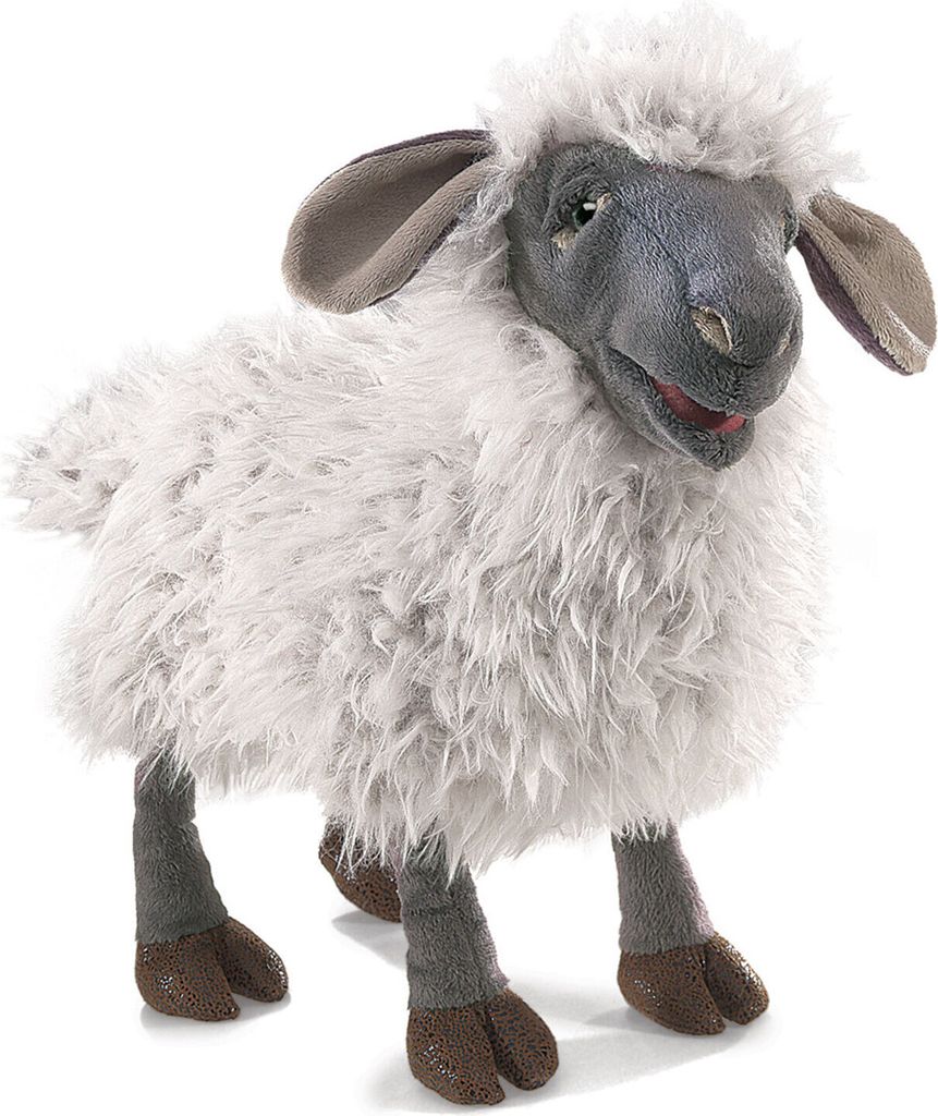 Folkmanis Handpuppe blökendes Schaf 38 cm Produktbild 
